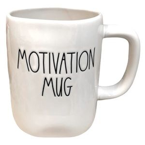 RAE DUNN Motivation Mug Ceramic Coffee Cup Tea Hot Chocolate New